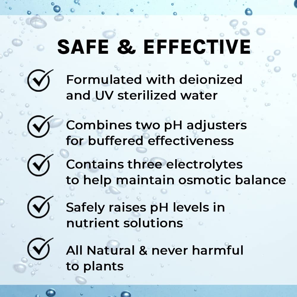 pH Up pH Control Liquid, Premium Buffering for pH Stability, Increases pH Lev…