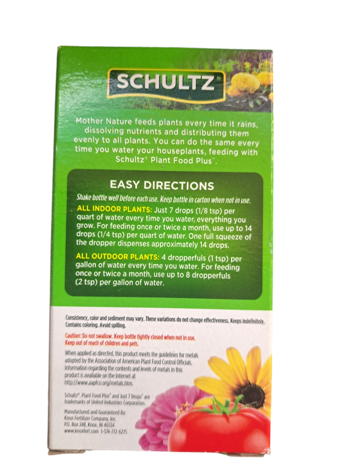Schultz All Purpose Liquid Plant Food 10-15-10, 4 oz. LOT OF 10