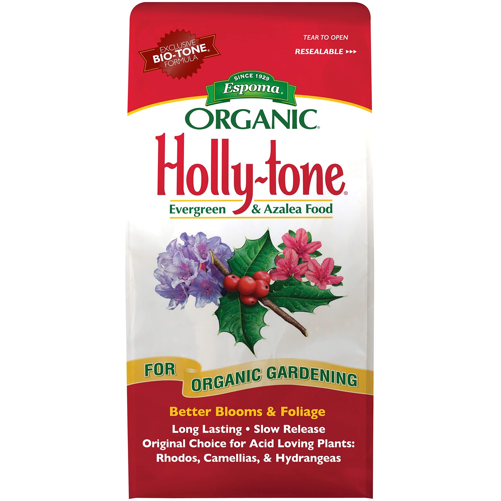 Holly Tone Organic Fertilizer for Acid Loving Plants 2 Bags 4 lb Each