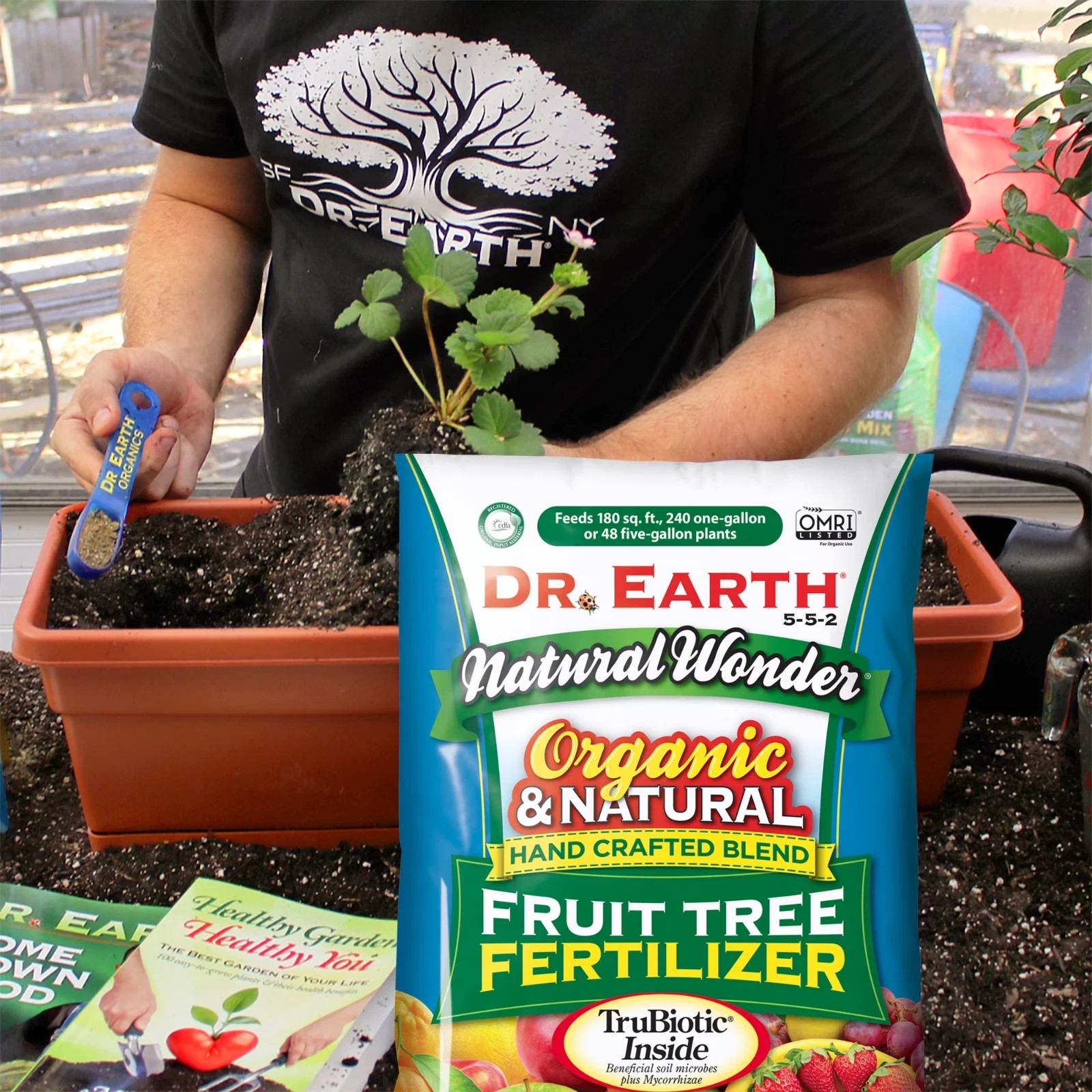 Dr Earth Natural Organic Natural Wonder Fruit Tree Food 5-5-2 Fertilizer 12 Lb