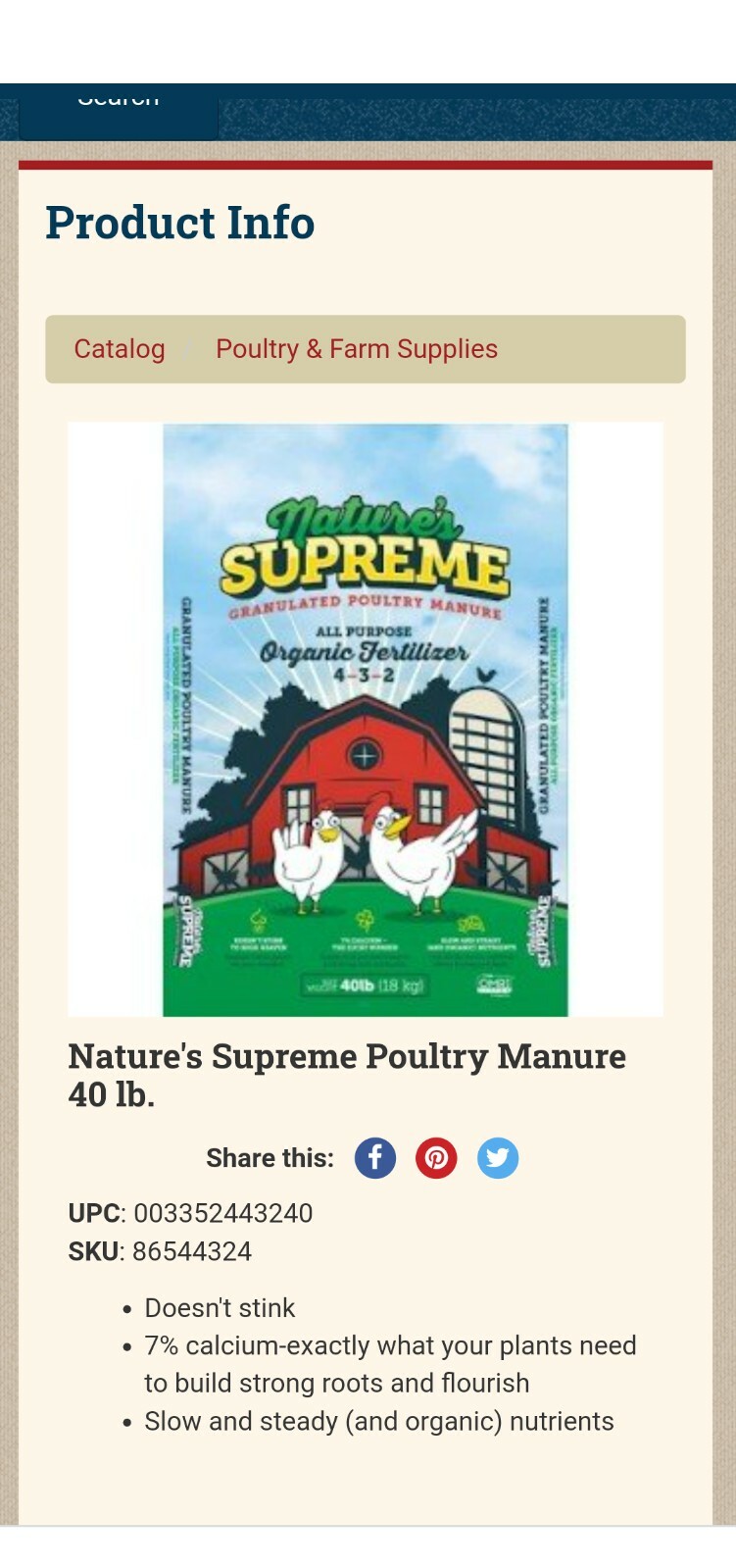 Nature’s Supreme Poultry Manure 12lbs organic chicken manure tea quality