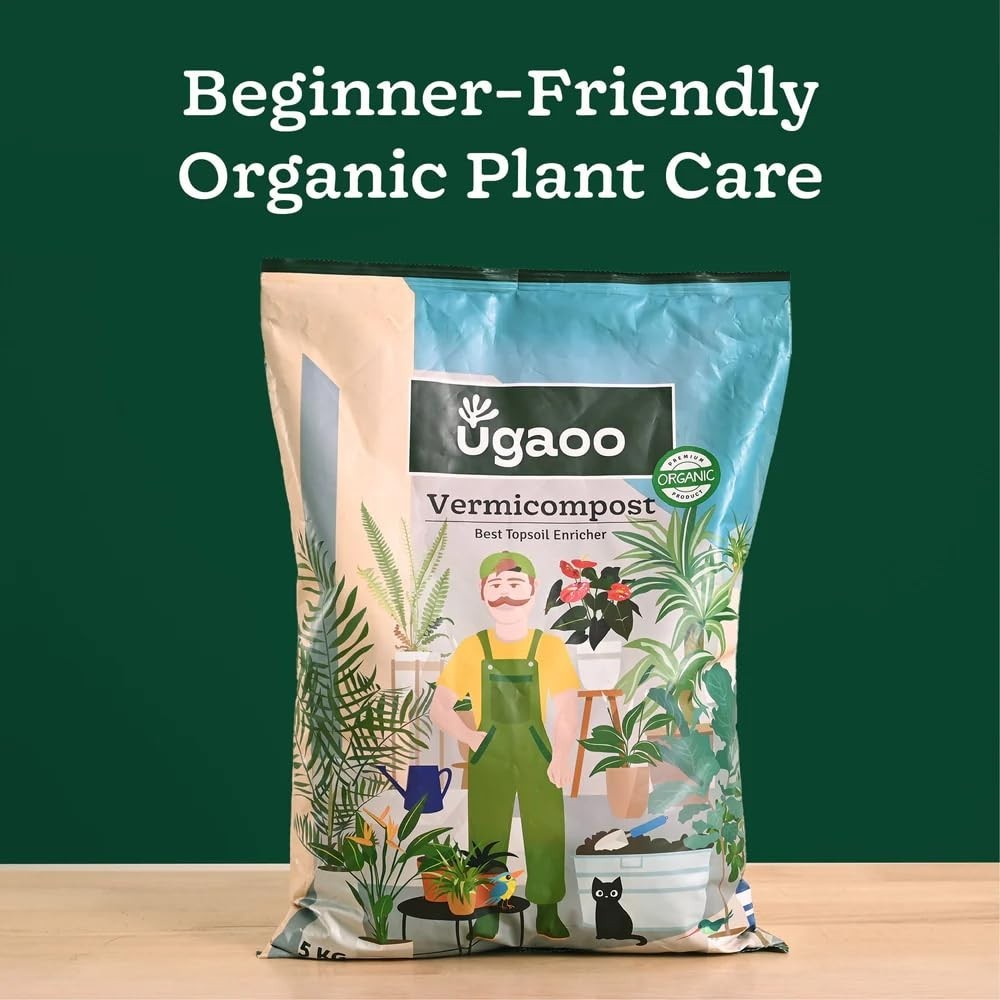Ugaoo Organic Vermicompost Fertilizer for Plants – 5 Kg |