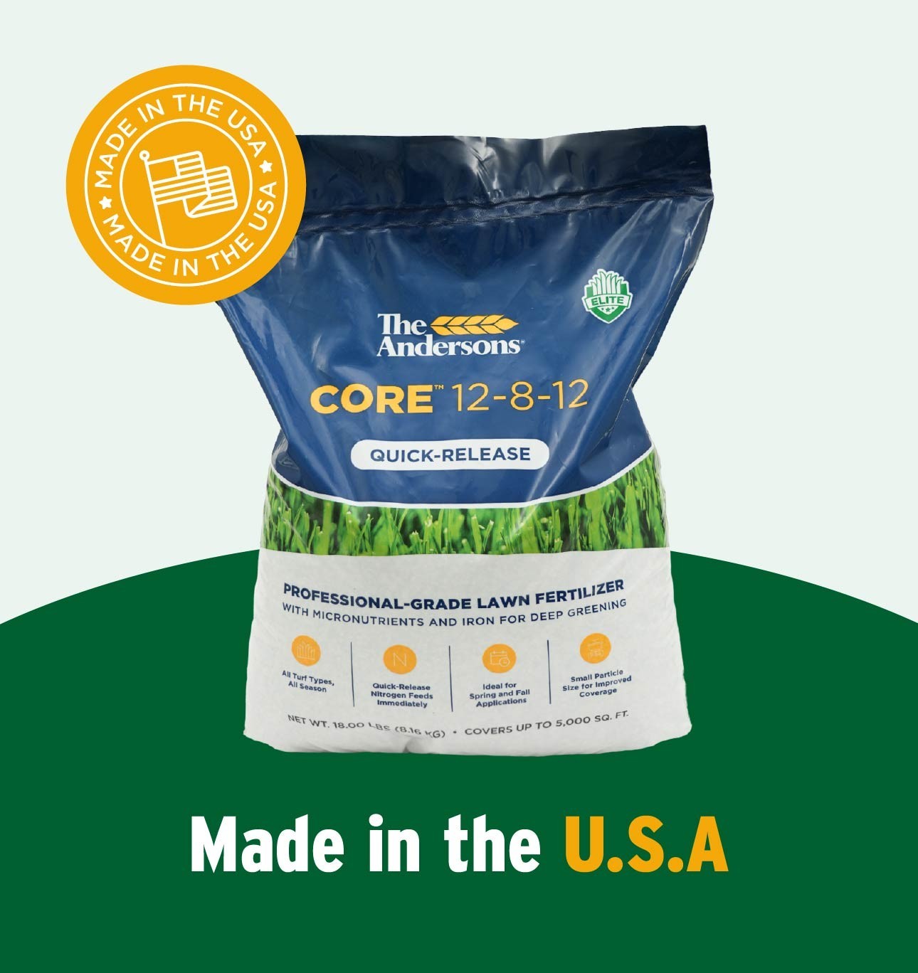 The Andersons Core 12-8-12 Professional-Grade Quick-Release Lawn Fertilizer