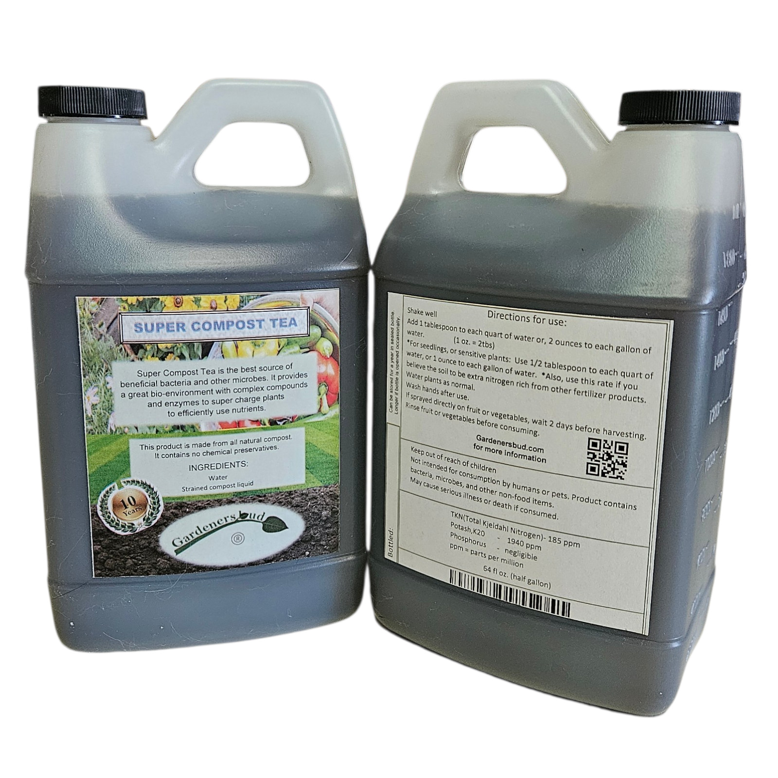 Super Compost Tea, organic plant food (1 Gallon)