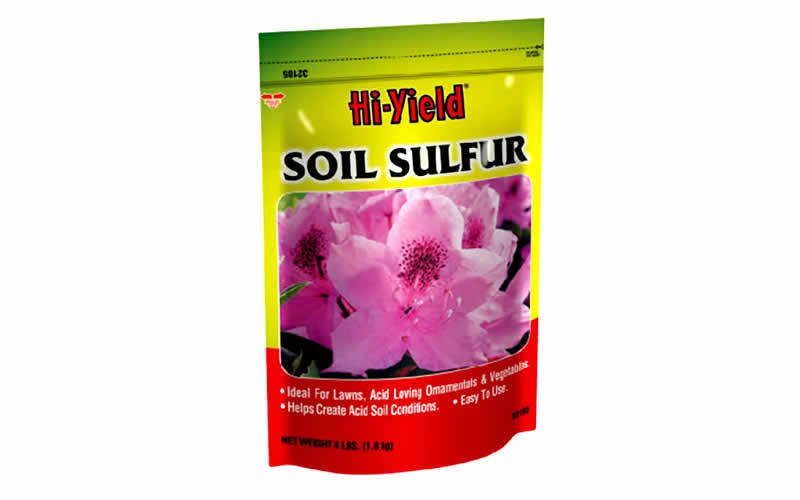 Hi-Yield Soil Sulfur Ideal For Lawns Ornamentals Vegetables 200sqft Bagged 4lb
