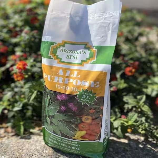 Arizona’s Best 5 lb.. All Purpose Fertilizer use on shrubs,trees,container plant