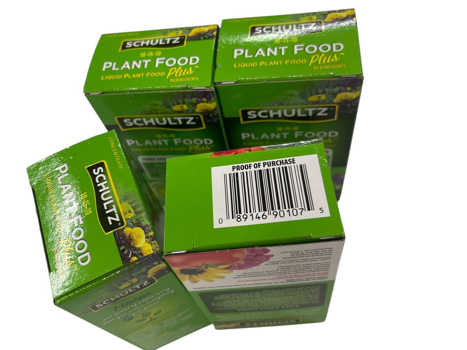 4 Pack (4 fl oz each) Schultz Liquid Plant Food Plus Micronutrients 10-15-10