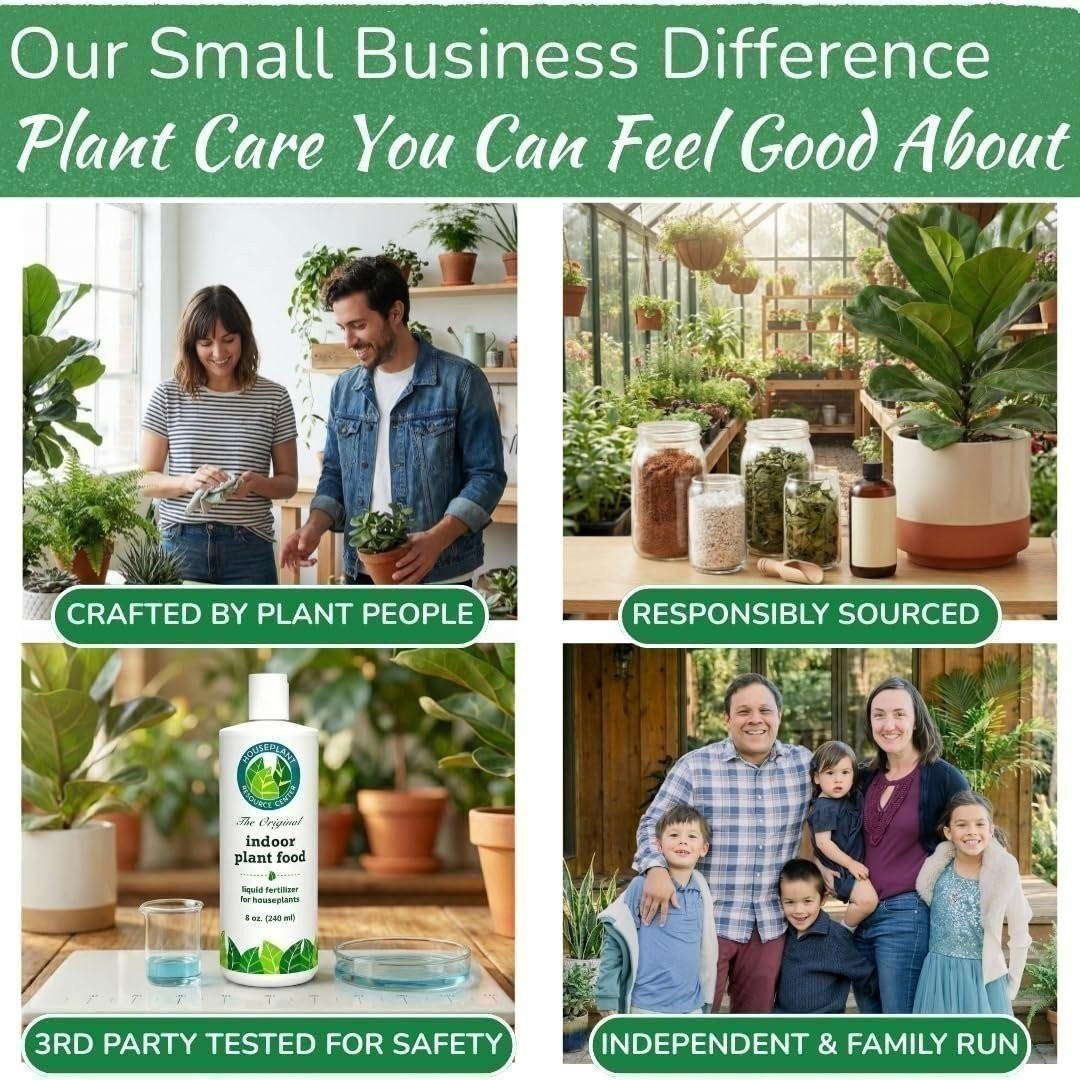 Indoor Plant Food – Organic Liquid Fertilizer for Pothos, Monstera & More (8oz)