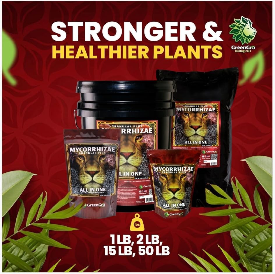 Granular Plus Myco, All-in-One Fertilizer with Kelp and Humic Acid for Plants