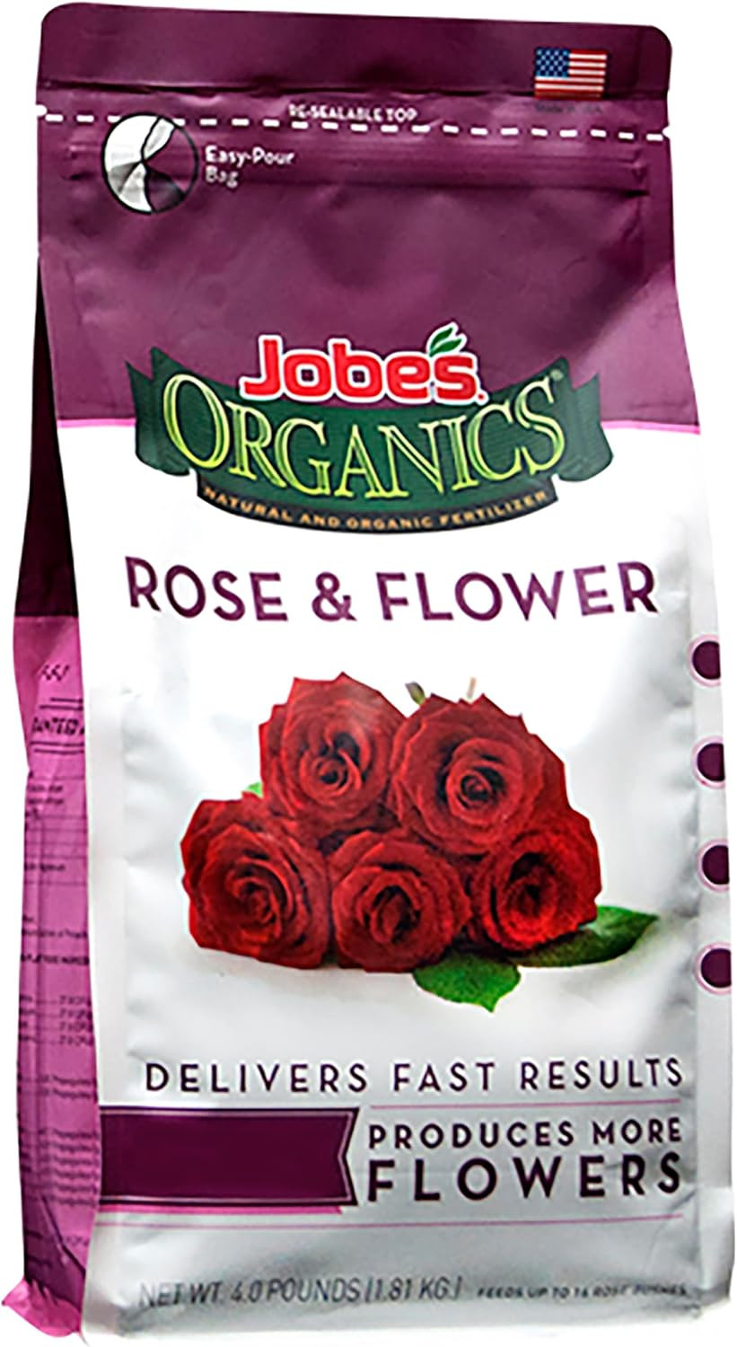 Granular Rose Fertilizer, Organic Plant Fertilizer for Rose, Hydrangea, Hibiscus