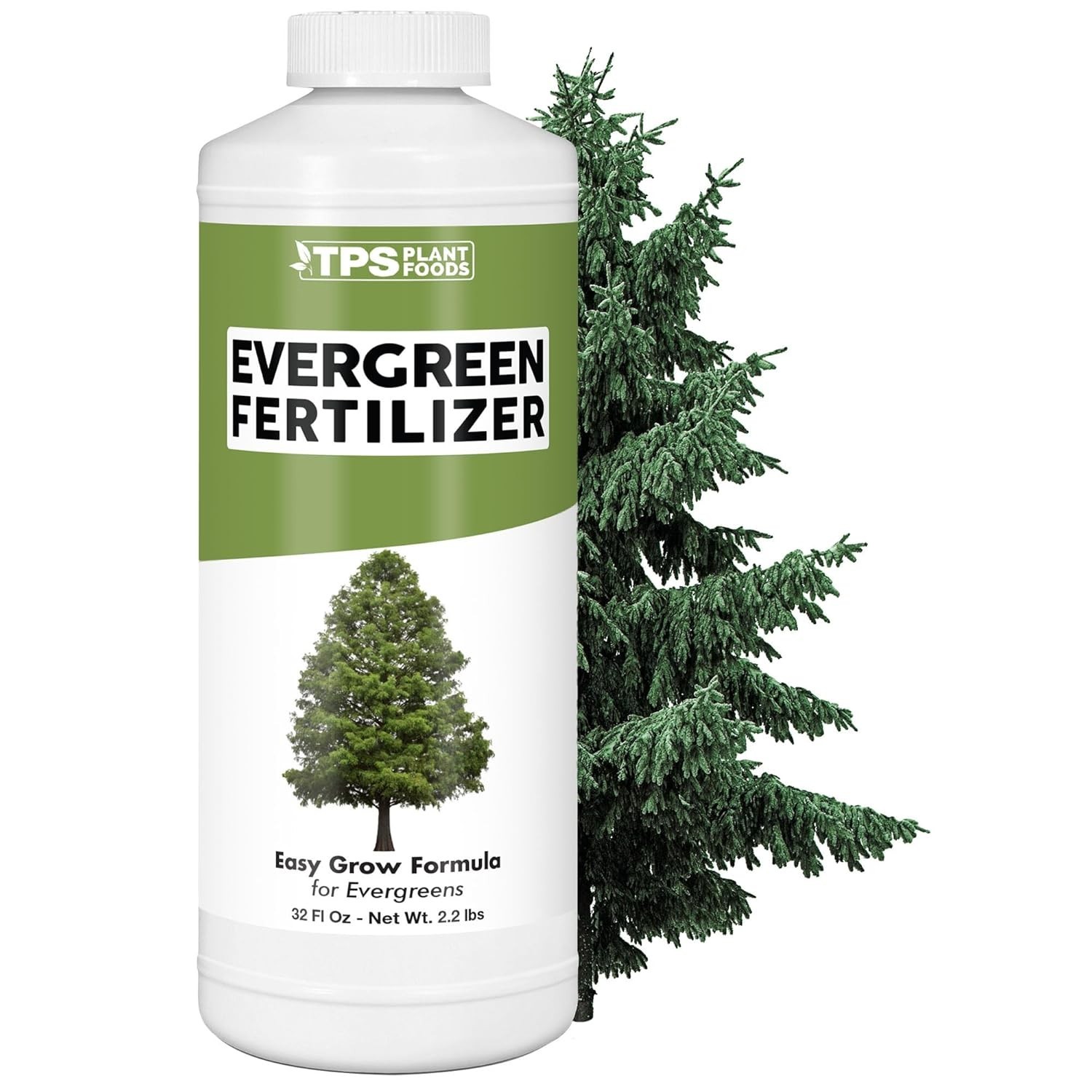 Evergreen Tree Fertilizer – Liquid Plant Food Rich Green Needles Stronger Roots