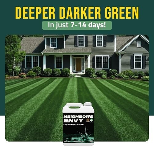 7-in-1 Liquid Lawn Fertilizer Concentrate – 1 Gallon Covers 16,000 sq.ft – Deep