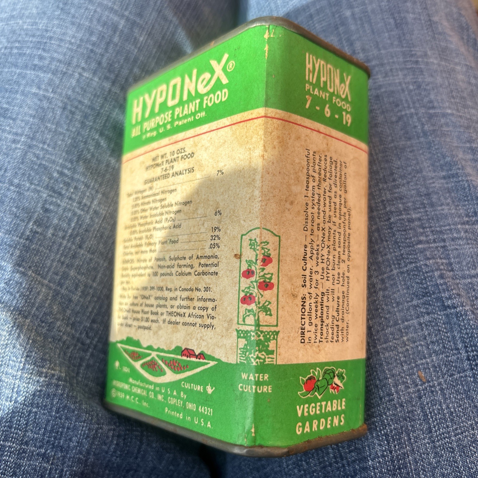 Hyponex All Purpose Plant Food Tin