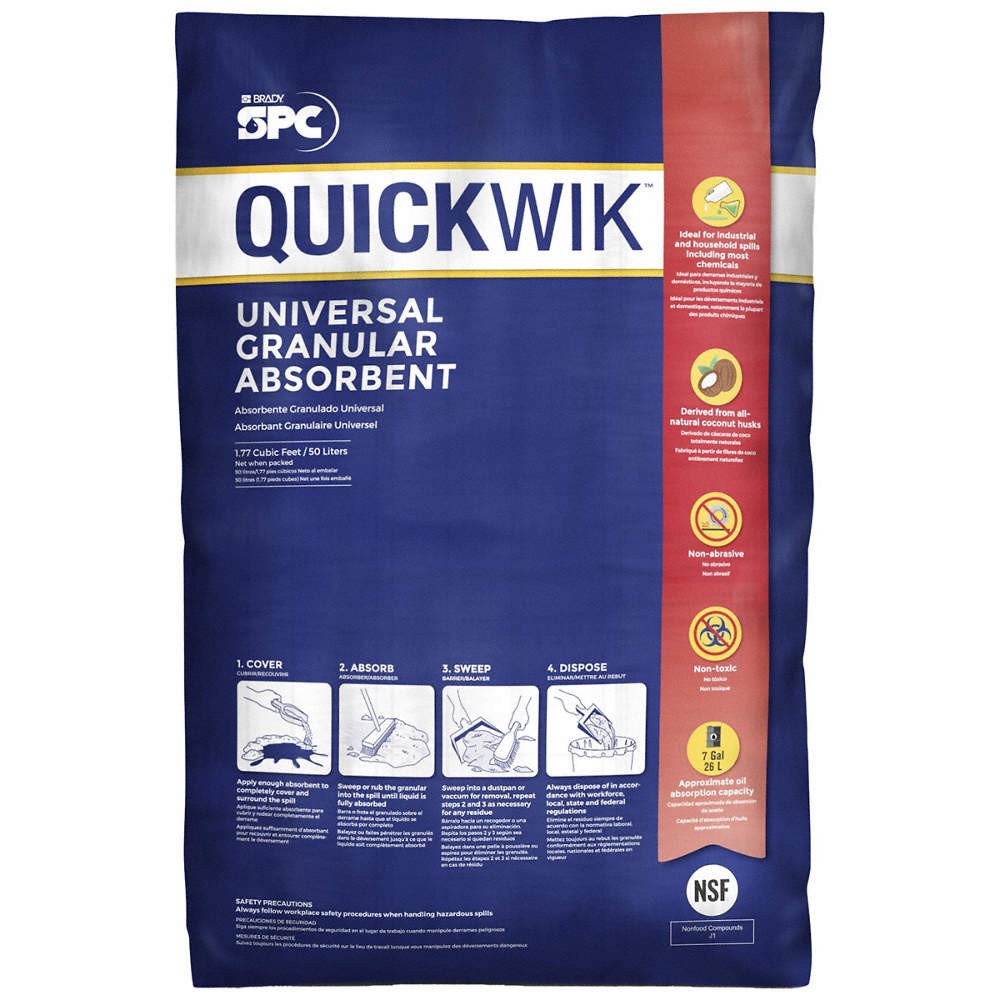 BRADY QW-20S Granular Absorbent 796AM2