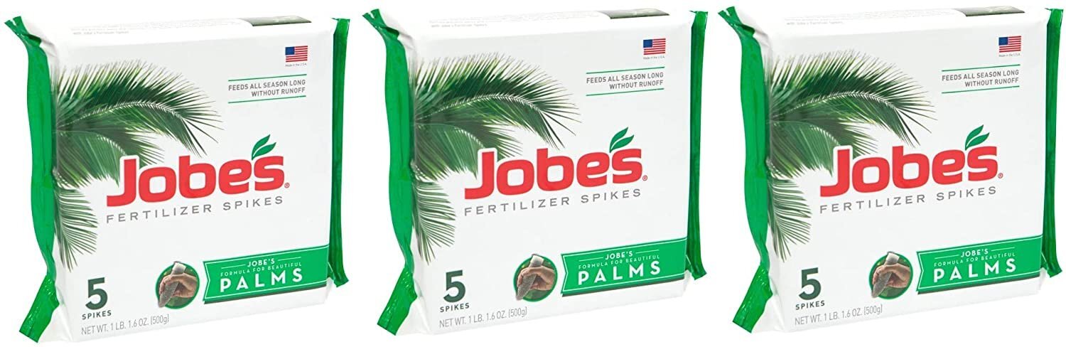 Jobe’s Palm Tree Fertilizer Spikes 10-5-10 Time Release Fertilizer for All…