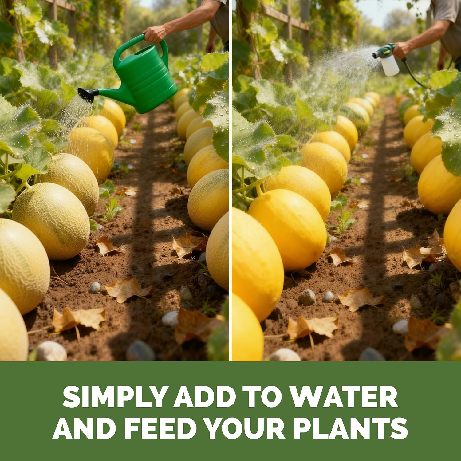 Melon Fertilizer – Liquid Plant Food for Bigger Melons, Stronger Vines & Better