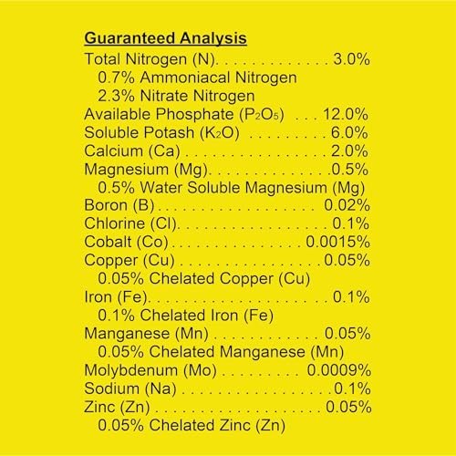 Plant Food Liquid Concentrate 3-12-6 Quart 32 oz Hydroponics Container Plants