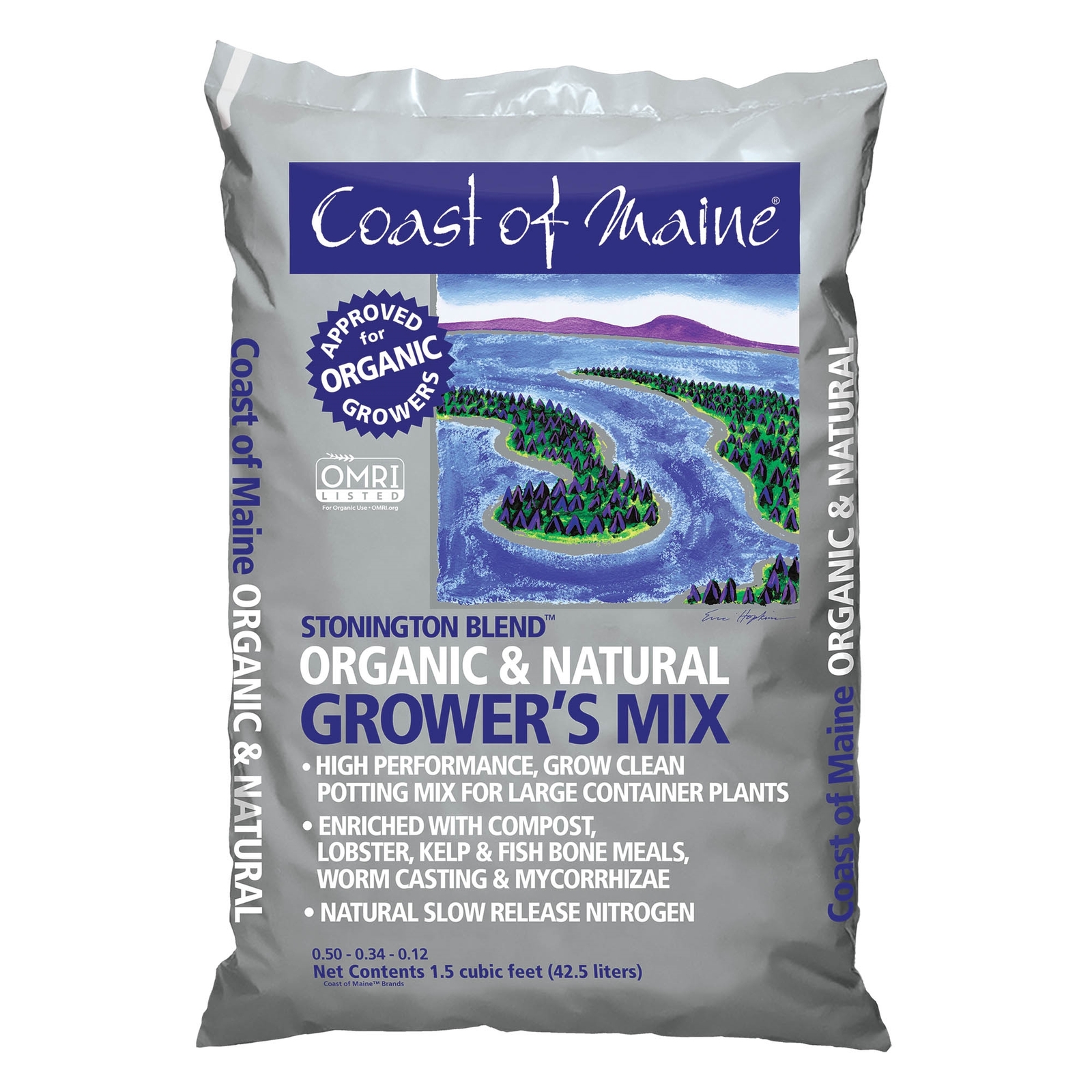 Coast of Maine STB Stonington Blend Organic Grower’s Mix, 1.5 cu ft (6 Pack)