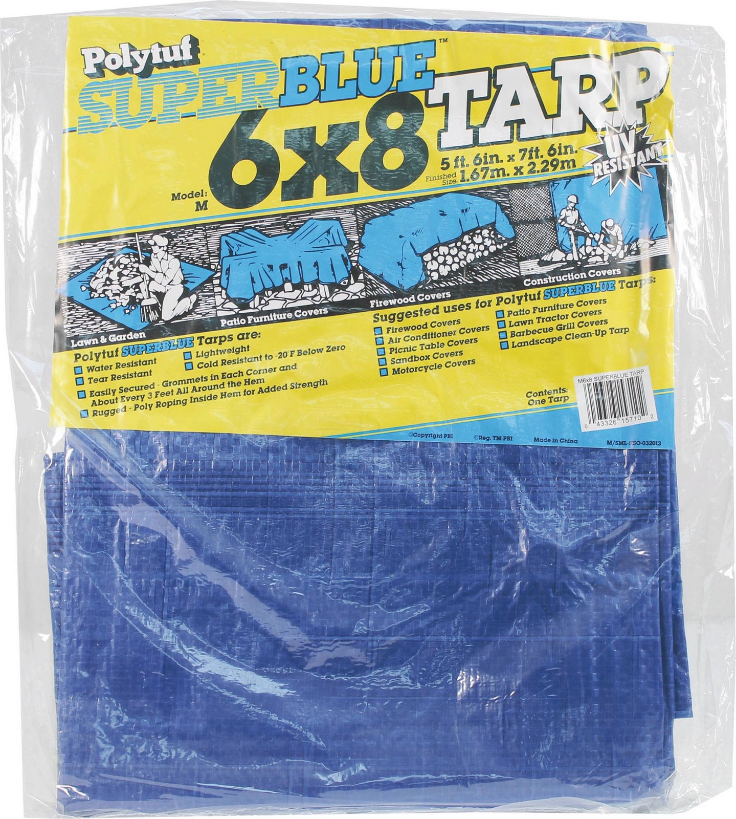 Superblue Tarps (2.3Oz)