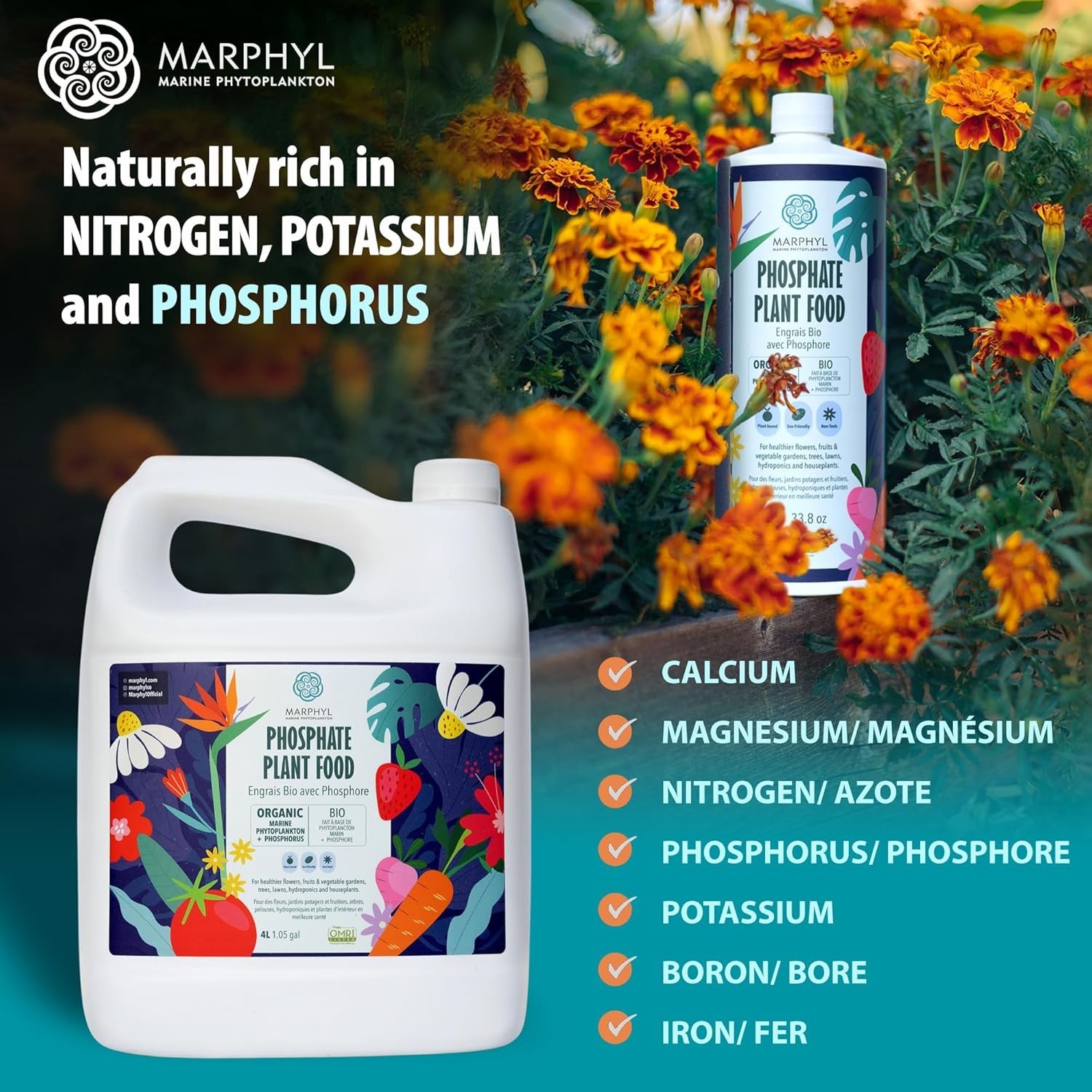 Organic Liquid Phosphate Soil Enhancer – Phosphorus Fertilizer for Root Devel…