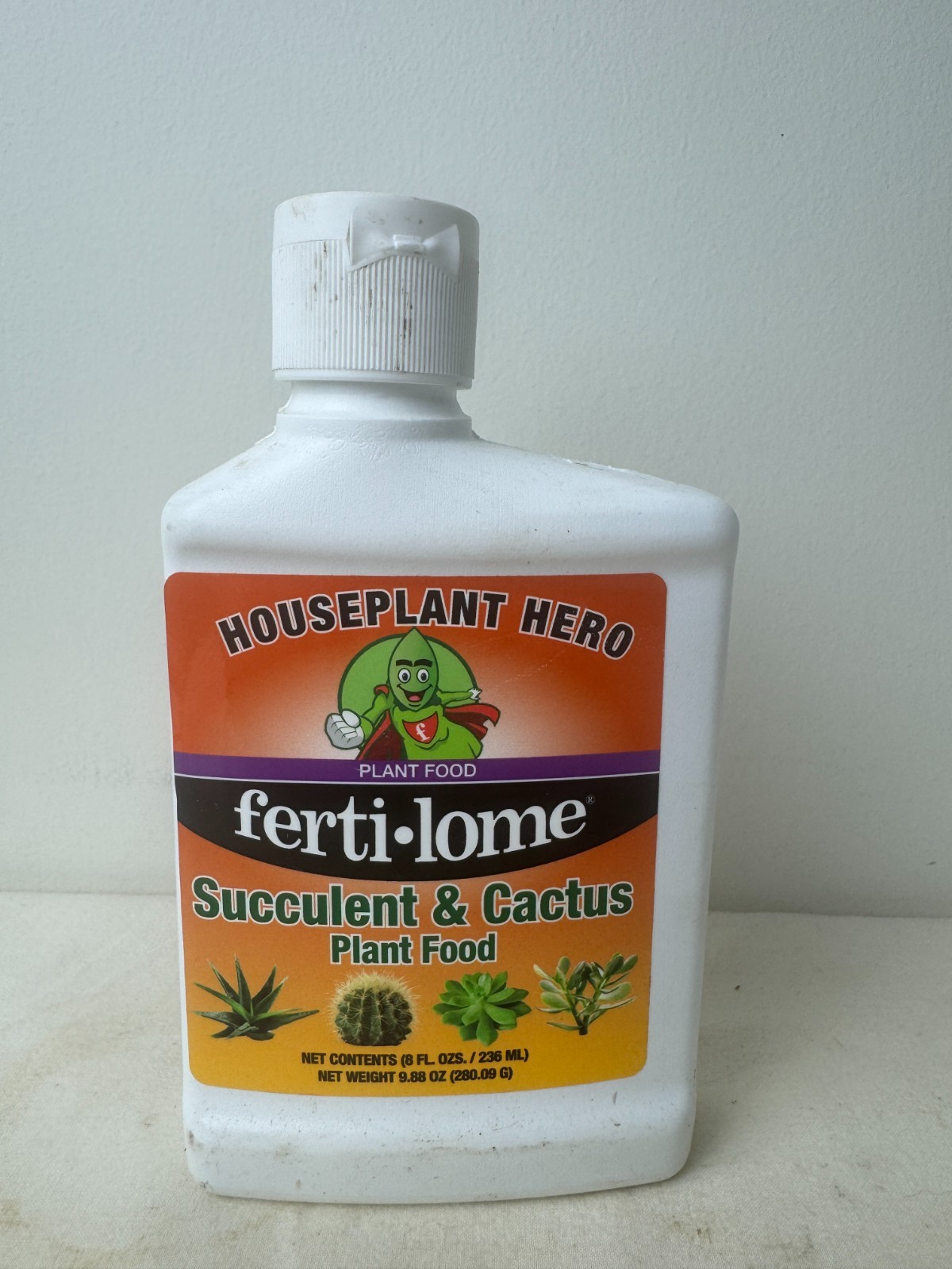 2-Pack Fertilome Houseplant Hero Succulent & Cactus 2-7-7 Plant Food, 8oz – New