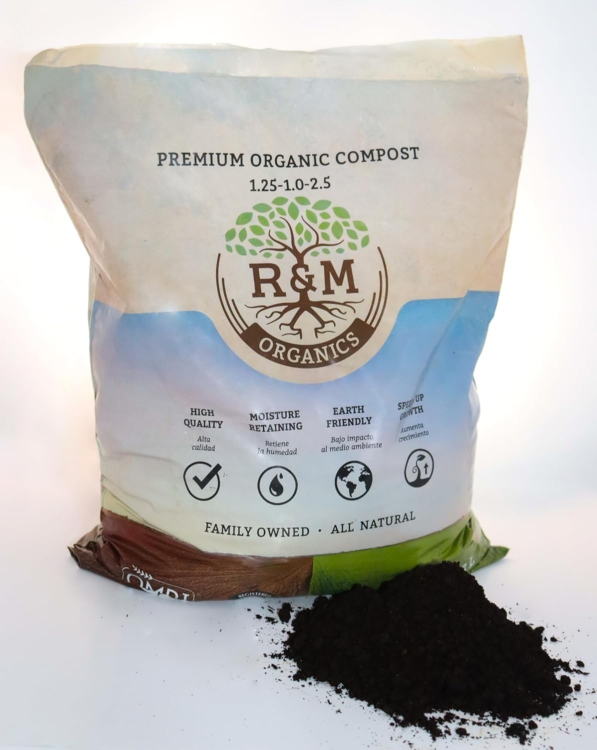 Moisture Retaining Organic Compost – Ideal for Indoor & Outdoor Use – 10 lbs