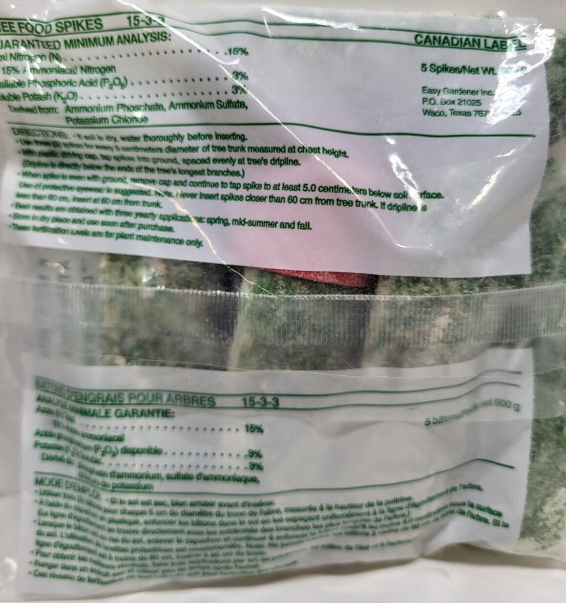 Lot of 8 packs of Jobe’s 02010 5 Pack 15-3-3 Tree & Shrub Food Fertilizer Spikes