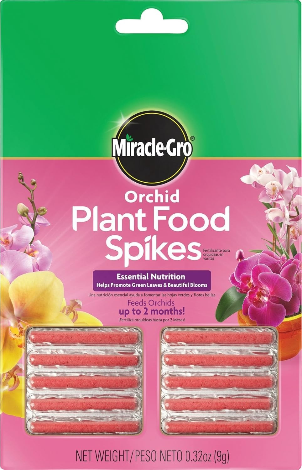Orchid Plant Food Spikes – Indoor Plant Fertilizer Sticks for Potted Orchids,…
