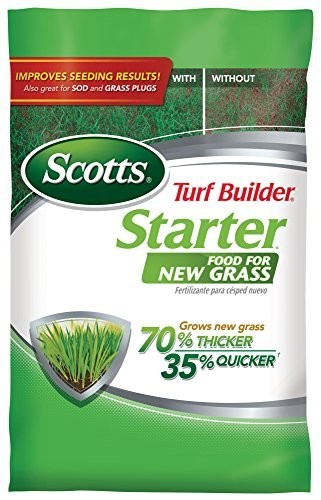 Scotts Turf Builder Starter Food for New Grass 15 lb Lawn Fertilizer for Newly