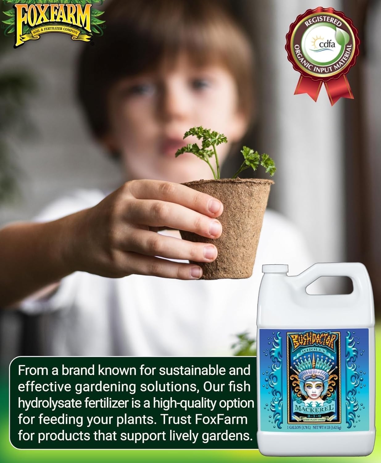 Bush Doctor Wholly Mackerel Fish Fertilizer, Fx14113 – Liquid Plant Nutrient …