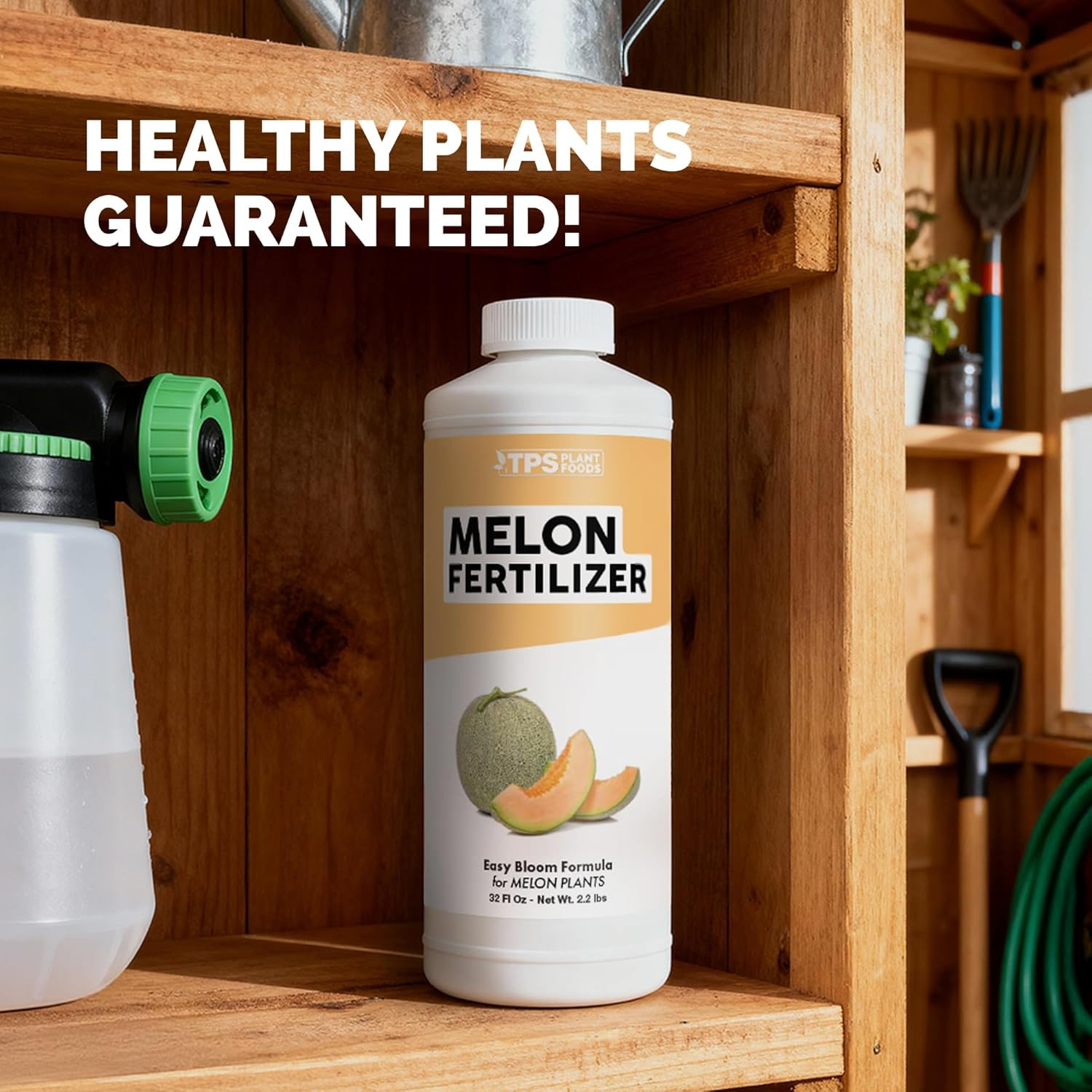 Melon Fertilizer – Liquid Plant Food for Bigger Melons, Stronger Vines & Better