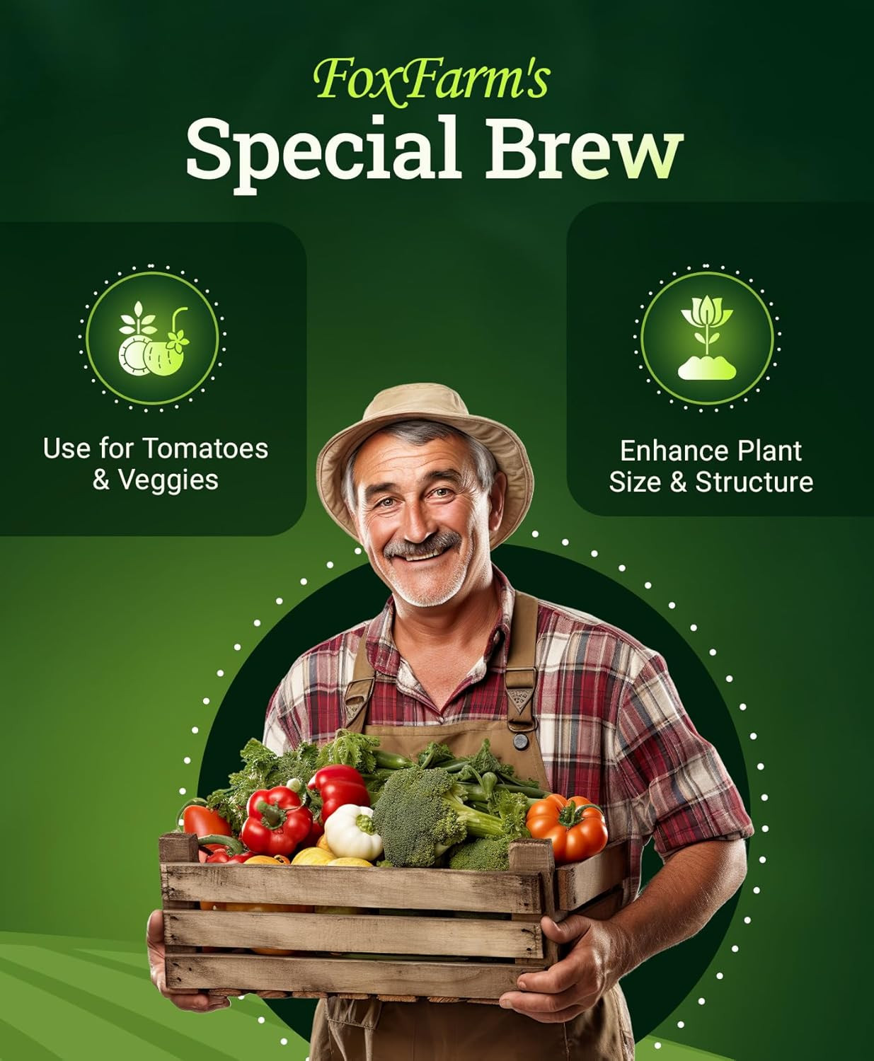 Grow Big Hydroponic Plant Food – 3-2-6 Liquid Plant Fertilizer for Lush Vegetati