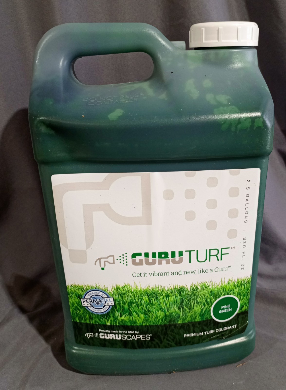 Guruturf Pine Green Premium Turf Colorant 2.5 Gallon ( No Seal)