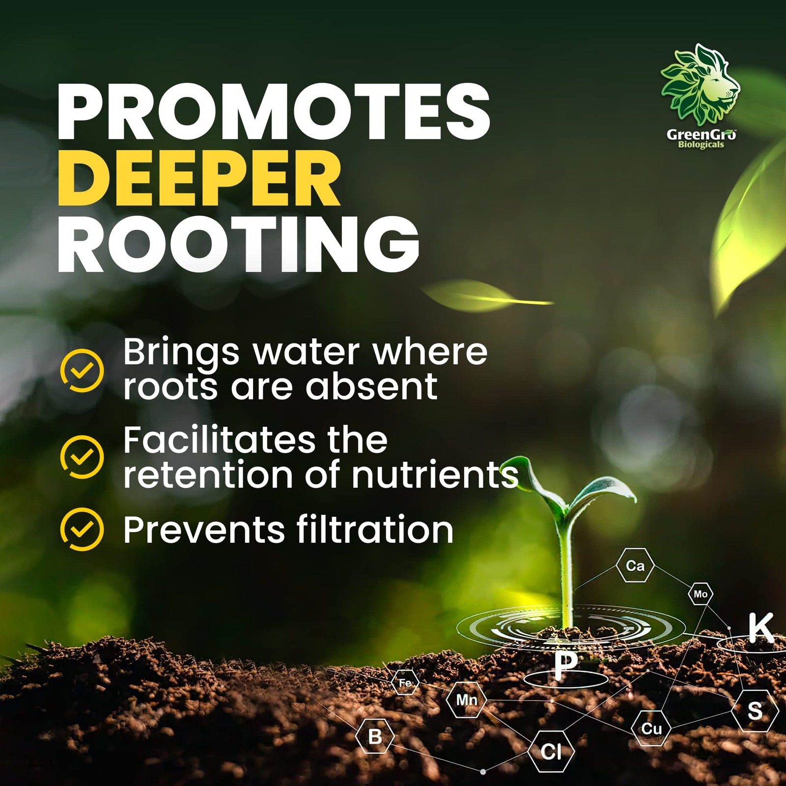 Granular Plus Myco, All-in-One Fertilizer with Kelp and Humic Acid for Plants