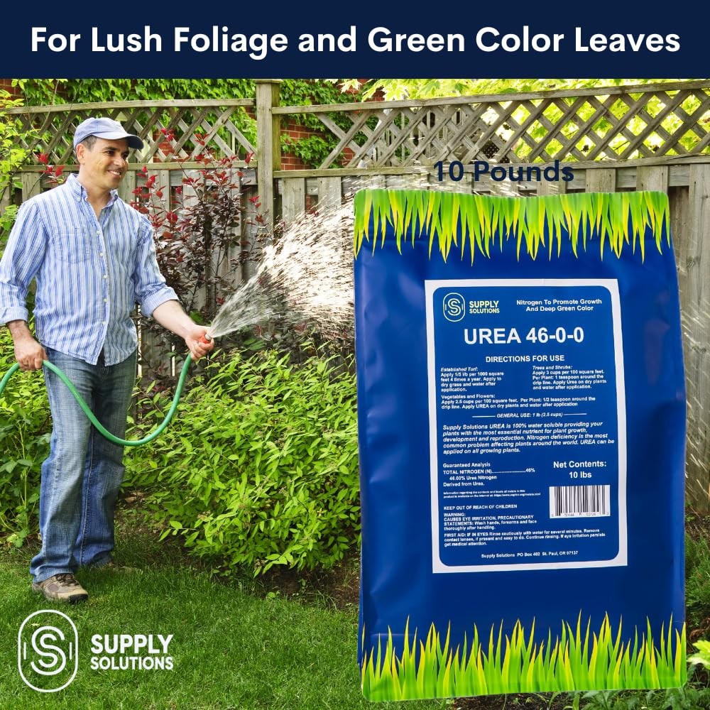 Urea 46-0-0 Nitrogen Fertilizer to Stimulate Lush Growth and Deep Green Color