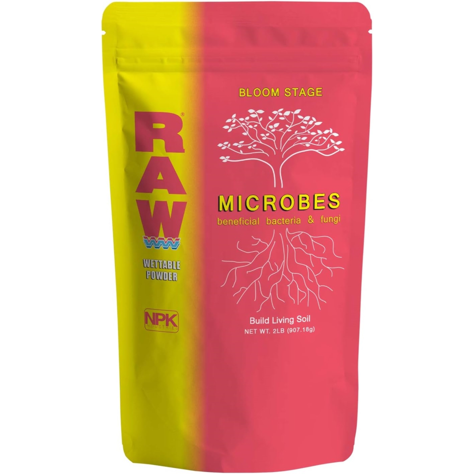 RAW Microbes Bloom Stage Beneficial Bacteria & Fungi Water-Soluble Powder, 2lbs
