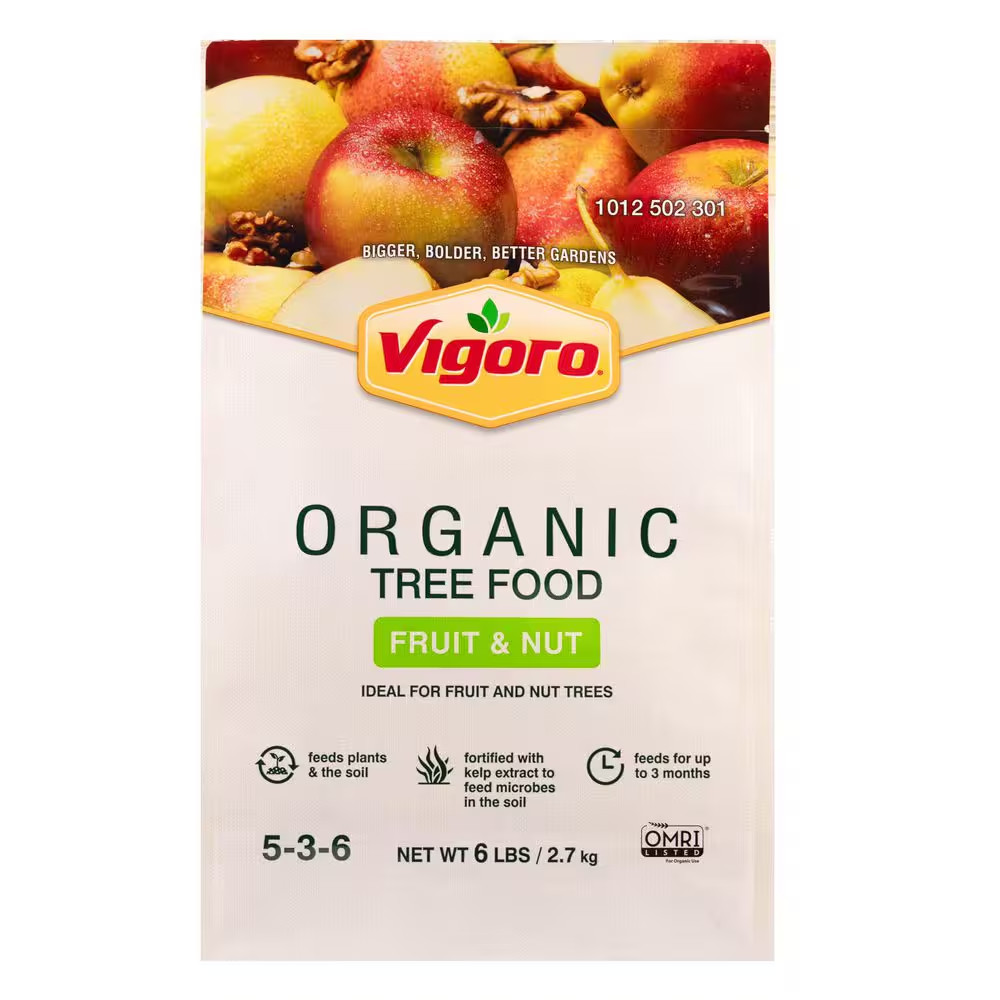 6 Lb. Organic Fruit and Nut Tree Dry Food Fertilizer 5-3-6