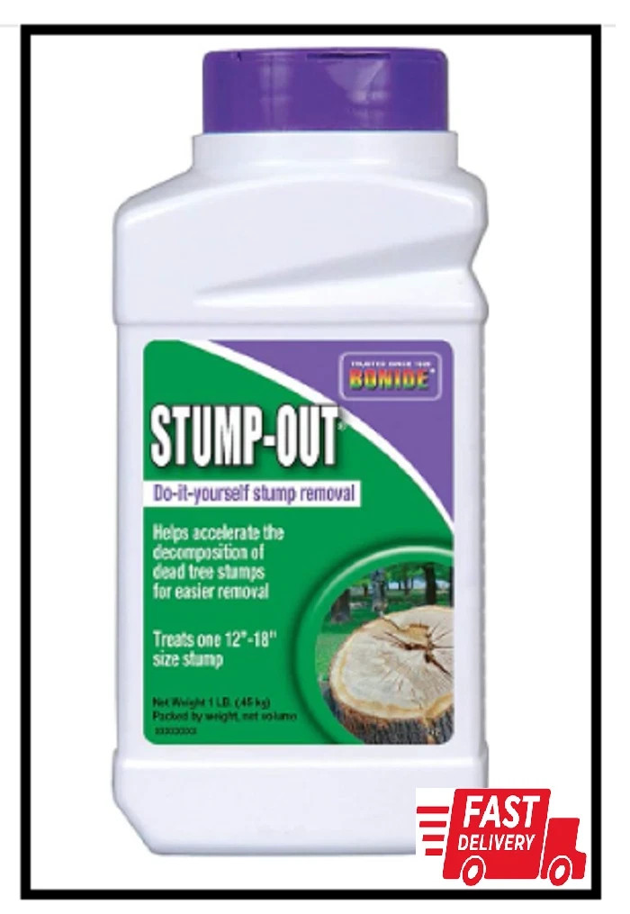 Bonide Stump-Out Granules, Do-it-Yourself At Home Stump Removal Pellets, 1 lb. F