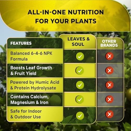 Professional Lemon Tree Fertilizer Liquid Concentrate – 6-4-6 Blend for Fruit…