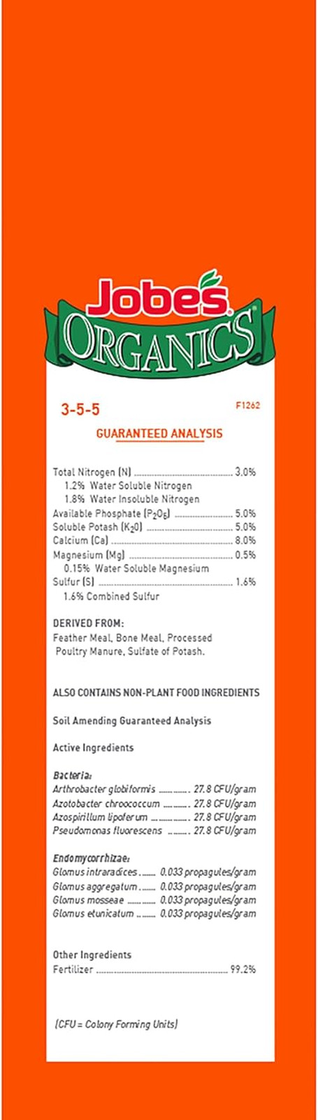 Jobe’S Organics Granular Garden Fertilizer, Easy Plant Care Fertilizer for Fruit