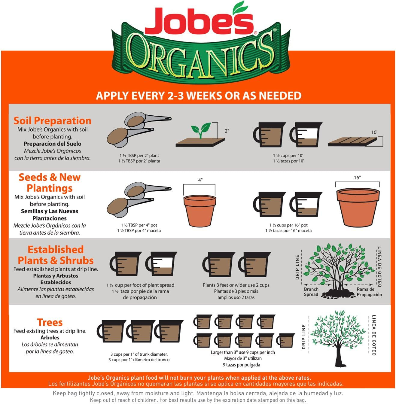 Jobe’S Organics Granular Garden Fertilizer, Easy Plant Care Fertilizer for Fruit