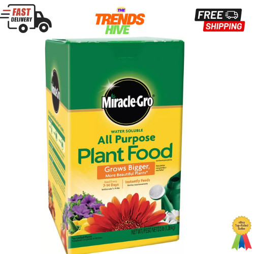 Miracle-Gro Water Soluble All Purpose Plant Food, Fertilizer 3 lbs.