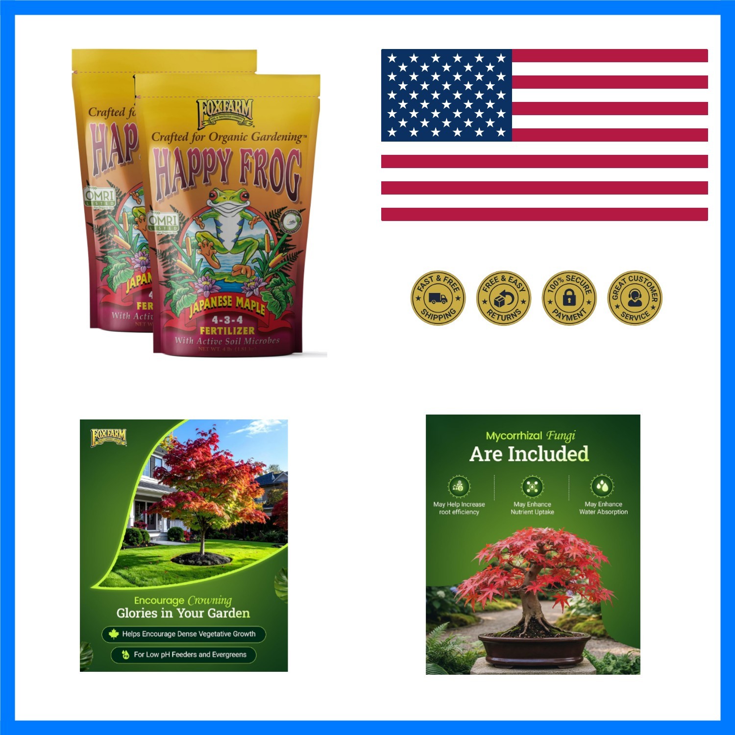 Happy Frog Japanese Maple Fertilizer – Supports Vegetative Growth & Strong Br…