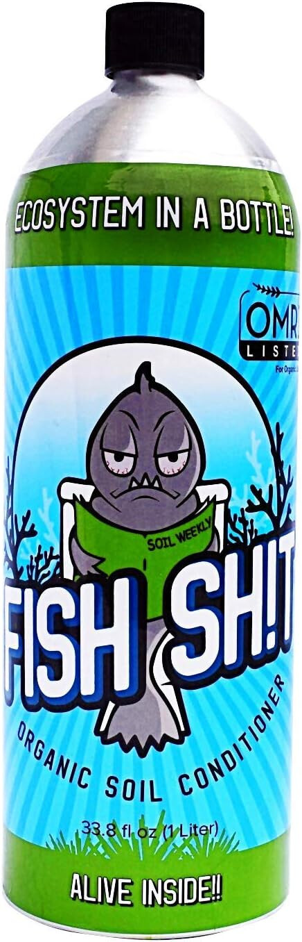Fish Sh!t Organic Liquid Soil Conditioner for Yield and Flavor – 1L