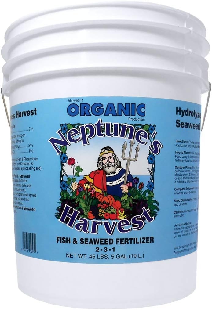 Fish & Seaweed Liquid Fertilizer 2-3-1 36oz Bottle Plant Food Garden Indoor &
