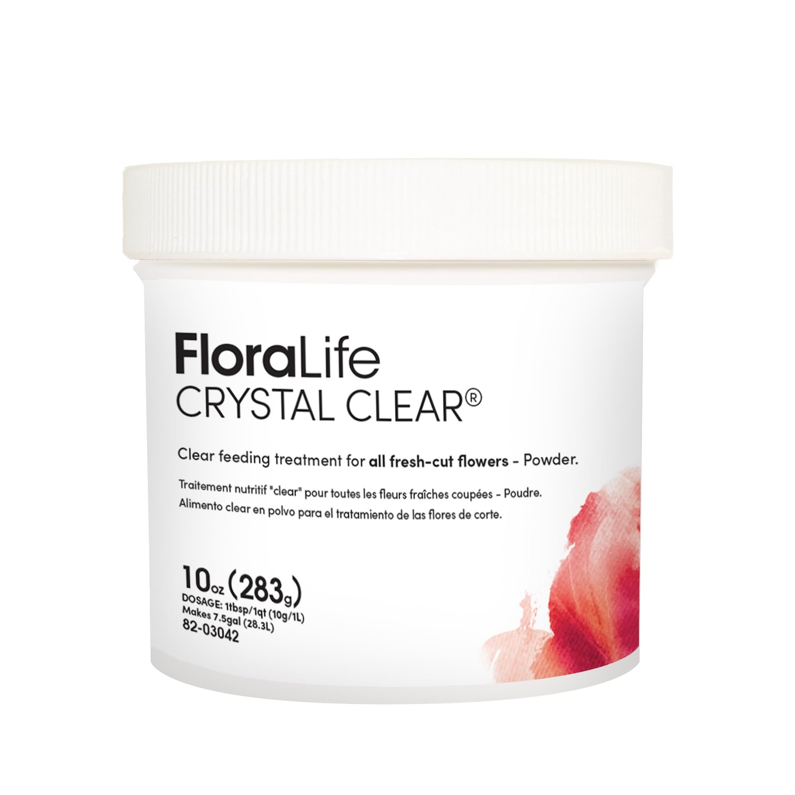 Flower Food Powder for Fresh-Cut Flowers, Vases & Floral Foam – 10 oz