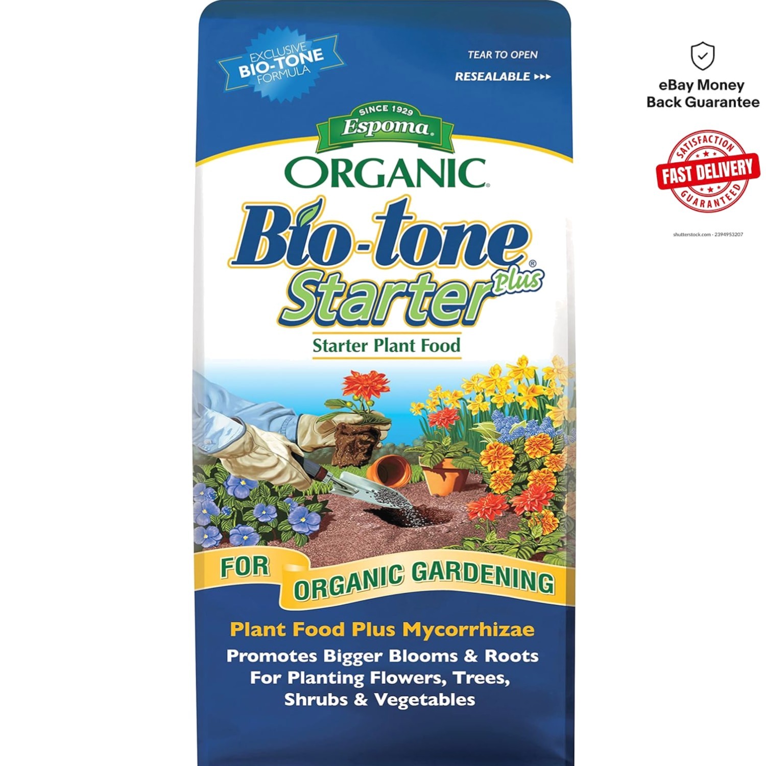 Espoma Organic -Tone 4-3-3 with Mycorrhizae – Perfect for Thriving Plants