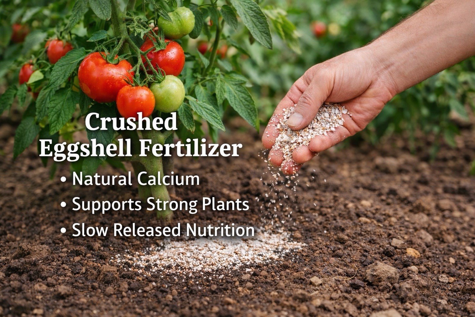 Eggshells Powder, Calcium Fertilizer 14 oz