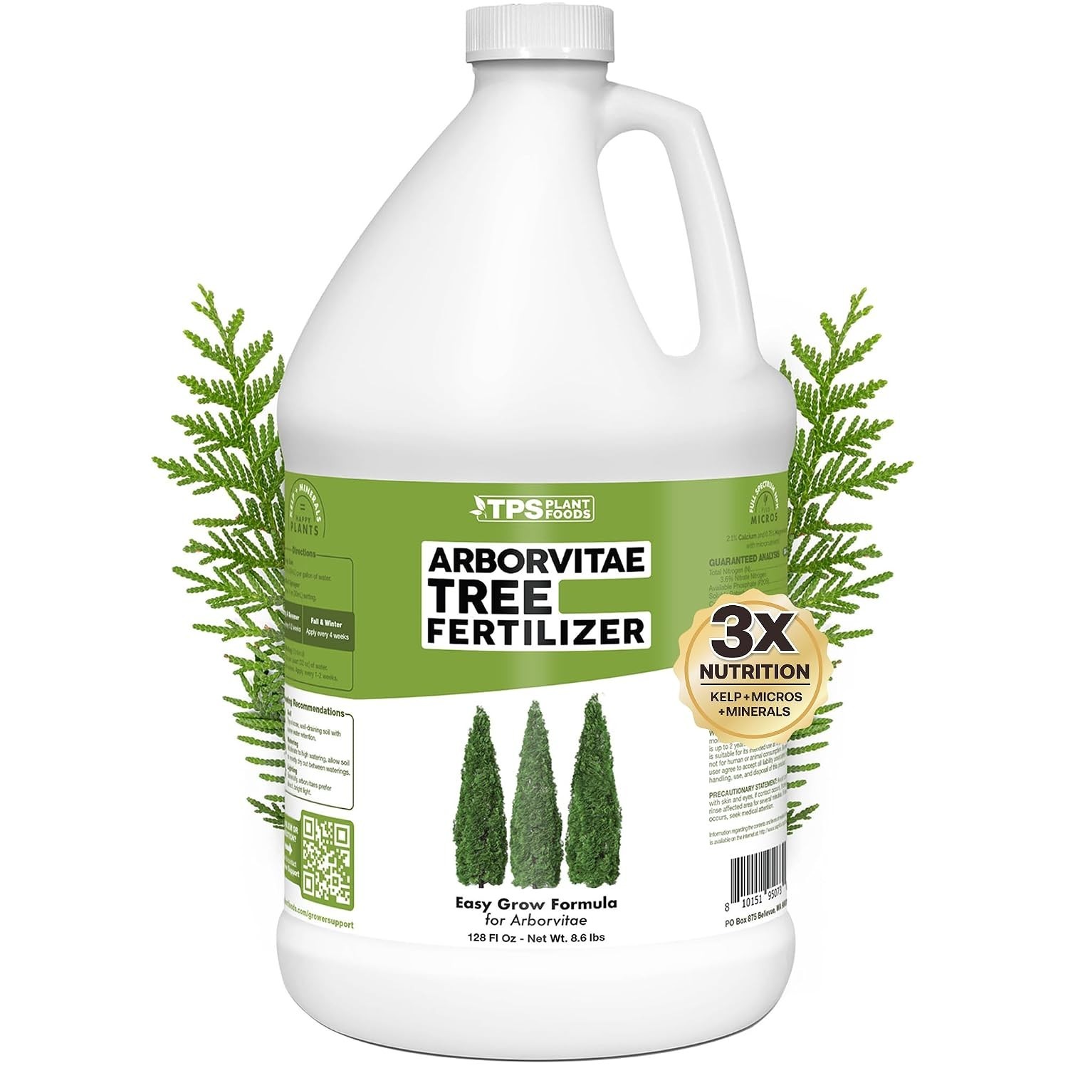 Arborvitae Tree Fertilizer – Liquid Plant Food for Greener Foliage, 1 Gal | S…