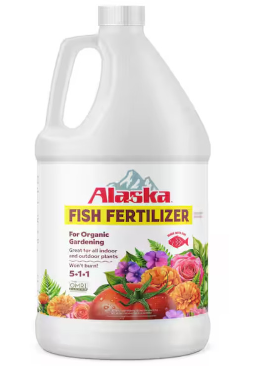 128 oz. (1 gal.) Organic Gardening Liquid Fish Emulsion Plant Food Fertilizer